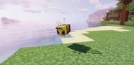Shown: A lone bee. Lost but certainly not forgotten... (Image via Minecraft)